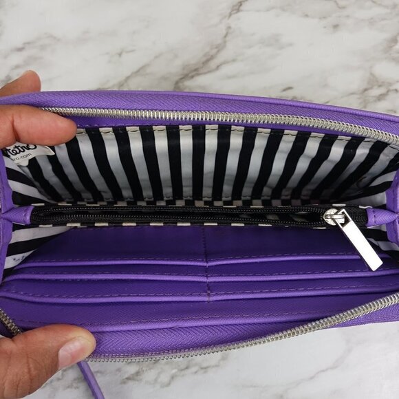 Marc Tetro Bichon Frise Purple Tote crossbody & wallet - Picture 13 of 15